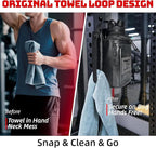 Magnetic Gym Bag Water Bottle Holder Small Gym Bag for Men, Gym Gifts, 11LB Strong Grip Waterproof 900D