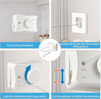 Retractable Clothesline Indoor Outdoor, 16.7 Ft Heavy Duty Wall Mount Automatic Retracting Clothes Lines for Laundry Room, Bathroom & Travel Rv