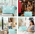 Weekender Duffel Bags for Women， Travel Totes Bag for Airplane Essentials, Overnight Bags for Women with Trolley Sleeve, Large Carry On Hospital Bag for Labor and Delivery, Sport, Gym