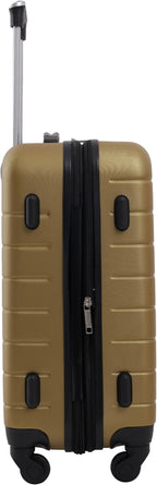 Wrangler Smart Spinner Hardside Luggage, 2 Piece Set, Wood Thrush