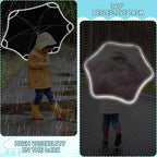 ALAZA Kids Umbrella for Girls Boys UPF 50+ Anti-UV Umbrella for Rain and Sun Age 3-8