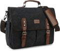 RAVUO Messenger Bag for Men, Water Resistant 15.6 17.3 Inch Laptop Briefcase Bag Casual Mens Satchel for Business