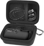 casmilee 【NOT Included Power Bank】 Portable Charger Case for iWalk/for Swyop/for Feob/for Charmast/for JEJILL/for LanLuk/for VEGER/for Taegila/for Kuulaa and More Small Charging Battery Pack, Black