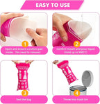 Disposable Urine Bag for Travel - 900ML Portable Pee Bags for Women Men 8/12/20/24/28 PCS Emergency Vomit Bags Urinal Toilet for Car Camping, Road Trip,Traffic Jam, Pregnant, Kid, Patient