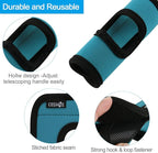 Cosmos 5 Pcs Neoprene Luggage Handle Wrap Soft Grip Handle Cover Luggage Identifier with Hollow Design for Push-Button Handle Trolley Handle and Travel Suitcase Trolley Case