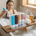 16 Pack Travel Bottles Set for Toiletries, TSA Approved Travel Containers Leak Proof Silicone Squeezable Travel Accessories 2oz 3oz for Shampoo Conditioner Lotion Body Wash (BPA Free) (Multicolored)