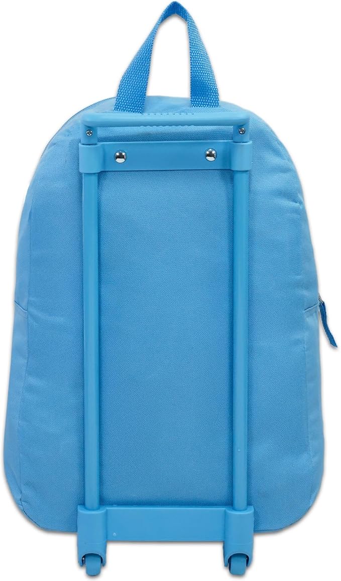 Bluey Luggage Set for Kids - Bundle with 4 Piece Carry-On Bag Set 16’’ Luggage with Wheels, Water Bottle, Plus More | Bluey Travel Rolling Suitcase for Boys, Girls