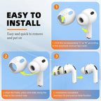 [5 Pairs] for AirPods Pro 3 Ear Tips Cover [Fit in Case], Soft Silicone AirPod Pro 3 Ear Cover Anti Slip Air Pod pro 3 Accessories Compatible with AirPods Pro 3rd Generation Earbuds 2025 (5 Color)