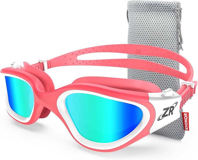 ZIONOR Swim Goggles, Upgraded G1 Polarized Swimming Goggles Anti-Fog for Adult Men Women