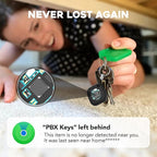 4-Pack Smart GPS Tracker [Apple MFi Certified] (iOS Only) | Replaceable Battery | for Keys, Bags, Luggage & More | Ultra Slim, Lightweight Design