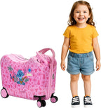 Bioworld Lilo & Stitch Tropical Stitch Ride-On Luggage For Kids & Toddlers