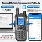 BAOFENG GMRS Handheld Radio Ham Radio Long Range GM21 Rechargeable Walkie Talkies,NOAA Weather Receiver GM-15 PRO 999 Channels Two Way Radio with USB-C Charger for Survival Gear Hunting,2 Pack