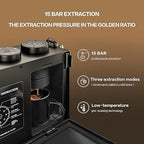 CANDY Portable Espresso Machine with Strap, 3 in 1 Coffee Maker, One-Touch Operation, Rechargeable Cold Brew Up to 60 Cups, for Ground, Ideal for Camping, RV & Outdoor, Home, Heating in Plug-in Mode