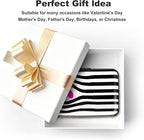 ELFISH Mini RFID Aluminum Wallet Credit Cards Holder Business Card Case Metal ID Case for Men Women (Eye heart)