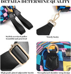 Black and White Checkered Crossbody Bag Bum Bag for Women,Spacious Checkered Purse Fanny Packs Belt Bag