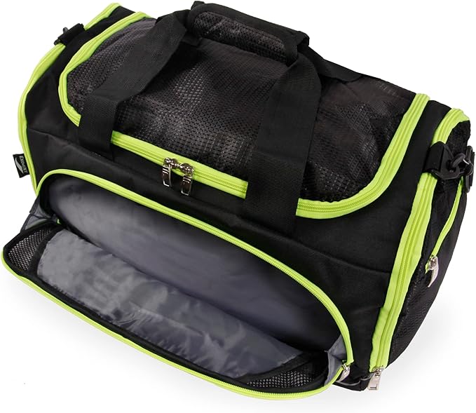 Cypress Small Duffel Gym Sports Bag with Shoe Compartment