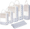 Narwey 6 Set/5 Set Compression Packing Cubes for Travel Kids Women Carry on, Packing Organizers Bag for Backpack Luggage Suitcase Duffle Bags