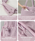 Gym Tote Bag for Women, Lightweight Yoga Mat Bag with Wet Dry Storage Pocket & Multi Pockets