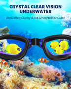 Aegend Swim Goggles, Swimming Goggles No Leaking Full Protection Adult Men Women Youth
