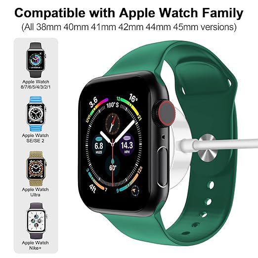 𝟐𝟎𝟐𝟔 𝐔𝐩𝐠𝐫𝐚𝐝𝐞𝐝 for Apple Watch Charger Magnetic Fast Charging Cable [Portable] Magnetic Wireless Charging Compatible with iWatch Series Ultra/9/8/7/6/SE/SE2/5/4/3/2-[1.6FT] White