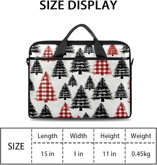 Laptop Shoulder Bag for Women Men, Waterproof Computer Case Messenger Bag Briefcase for Business Office Travel