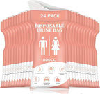 DIBBATU Disposable Urine Bag, 12/24 Pack Pee Bags for Travel for Women/Men, 800ML Emergency Portable Urinal Bag and Vomit Bags, Unisex Urinal Bag for Camping, Traffic Jams, Pregnant