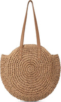 Trifabricy Beach Bags for Women, Large Beach Bag, Woven Straw Tote Bags Waterproof, Weaving Swim Shopping Travel Bag