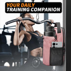 Magnetic Gym Bag for Women and Men, Magnetic Water Bottle Holder with Strap and Phone Pocket