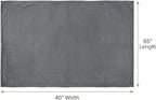 EverSnug Travel Blanket and Pillow - Premium Soft 2 in 1 Airplane Blanket with Soft Bag Pillowcase, Hand Luggage Sleeve and Backpack Clip (Grey)