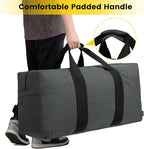Vorspack Extra Large Duffle Bag for Travel - 150L Duffel Bag for Men Gear Bag for Storage Foldable Weekender Bag for Overnight Camping - Grey
