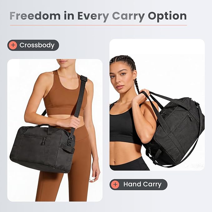 14 inch Small Gym Bag for Women & Men- Mini Duffel Bag Lightweight Carry On Bag Sports Bag for Travel,Sport,Workout-Navy Blue