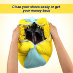 Shoe Washing Bag for Washing Machine, Laundry Shoe Bag For Washer And Dryer, Reusable Shoe Washing Bag for Sneaker (Yellow 1Pc)