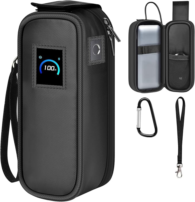 Case Compatible with Anker Prime 26,250mah Power Bank 300w, Battery Chargers Travel Carrying Holder for Laptop Phone Computer, Portable Charger Fast Charging &USB Cables, Adapters (Bag Only)