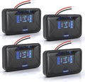 4PCS 108W 4 Ports 12V RV USB Switch Outlet, 2 * 36W PD3.0 Type-C + 2 * 18W QC3.0 Quick Charge Panel Wall Mount Car Charger Socket Waterproof Multi-Port Adapter for Marine Truck Boat ATV Bus