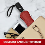 Repel Windproof Travel Umbrella - Compact & Withstands Winds up to 100MPH , Strongest Premium Auto Folding Umbrella for Rain and Sun - Durable, Light & Portable for Women & Men , Fits Backpack & Cars