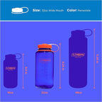Nalgene 32 oz Wide Mouth Water Bottle | BPA-Free, Durable & Leak Proof, Lightweight Bottle for Hiking & Gym, Work & Travel