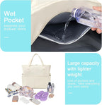 Bluboon Waterproof Beach Tote Pool Bags for Women Ladies Extra Large Carry On Bag With Wet Compartment for Weekender Travel
