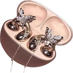 Bow Rhinestone for Clip on Earbuds Open Ear Accessories, Elegant Zirconia Decorative Earphone Accessories, Removable Exquisite DIY Decoration
