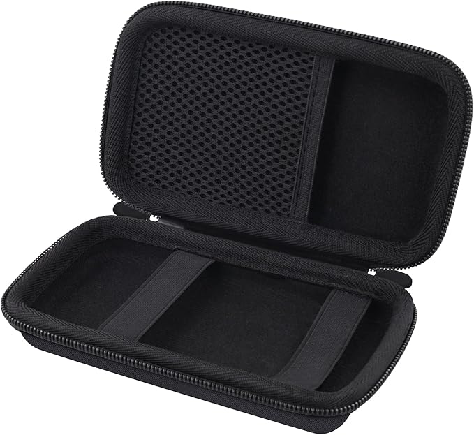 co2CREA for Anker Nano 5,000mAh Ultra-Slim / 10,000mAh MagGo Power Bank, Hard Travel Case Compatible with Anker A1665 A1664 Slim Magnetic Charger, Case Only (Black Case)