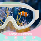 Keary 2 Pack Kids Swim Goggles for 3-15 UV Protection Anti-Fog Pool Water Swimming Goggles For Boys Girls Youth Toddler