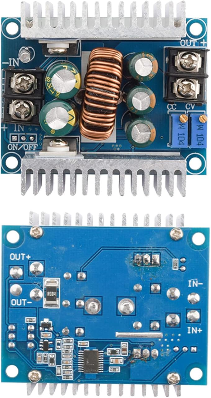 Diymore 2pcs 20A 300W CC CV Step Down Module Adjustable DC 6-40V to 1.2-36V Voltage Regulator Buck Converter Constant Current Power Supply Module 20v to 12v Step Down