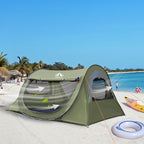 Night Cat Pop-up Camping Tent: 2 Person Tent Waterproof Instant Easy Setup Tunnel Tent