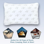MyPillow Go Anywhere, Multi Use, Travel Pillow 12" x 18"