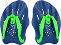 Contour Swim Paddles Hand, Swim Training Hand Paddles with Adjustable Straps, Swimming Hand Paddles for Women and Men