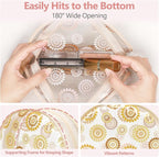 PACKISM Clear Makeup Bag - TSA Approved Toiletry Bag for Carry-on & Checked Luggage, Water Resistant Car Storage Organizer with Reinforced Seams