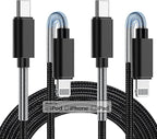 2Pack 10ft iPhone Fast Charger Cable, [Apple MFi Certified] Long USB C to Lightning Cable 10 Foot, High Fast 10 Feet Apple Charging Cord for Apple iPhone 14/14 Pro Max/13 Mini/12/11/XS/XR/8/7Plus,iPad