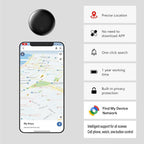 JieWeiXun Compatible Android Ultra-Thin Find My Device Tracker – IP66 Waterproof, 1-Year Battery, Global GPS Locator for Keys/Wallet/Luggage via Google Find My Network(Android, 4 PCS)
