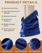 4 Pcs Shoe Bags for Travel, 21.2"x13.3" Large Boot Bags for Cowboy Boots, Washable Velvet Dust Bag with Drawstring for Dress Shoes, Handbags and Clothing, Suitable for Travel and Home Storage
