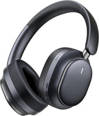 Pointcinco Hybrid Active Noise Cancelling Headphones, Over Ear Bluetooth 6.0 Wireless Headphones, 80H Playtime, Deep Bass, HiFi Stereo Sound, Lightweight Foldable for Travel, Home and Office(Black)
