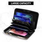 Credit Card Holder, Mini Aluminum Card Wallet RFID Blocking Slim Metal Hard Card Case for Women Men, Cat on Branch